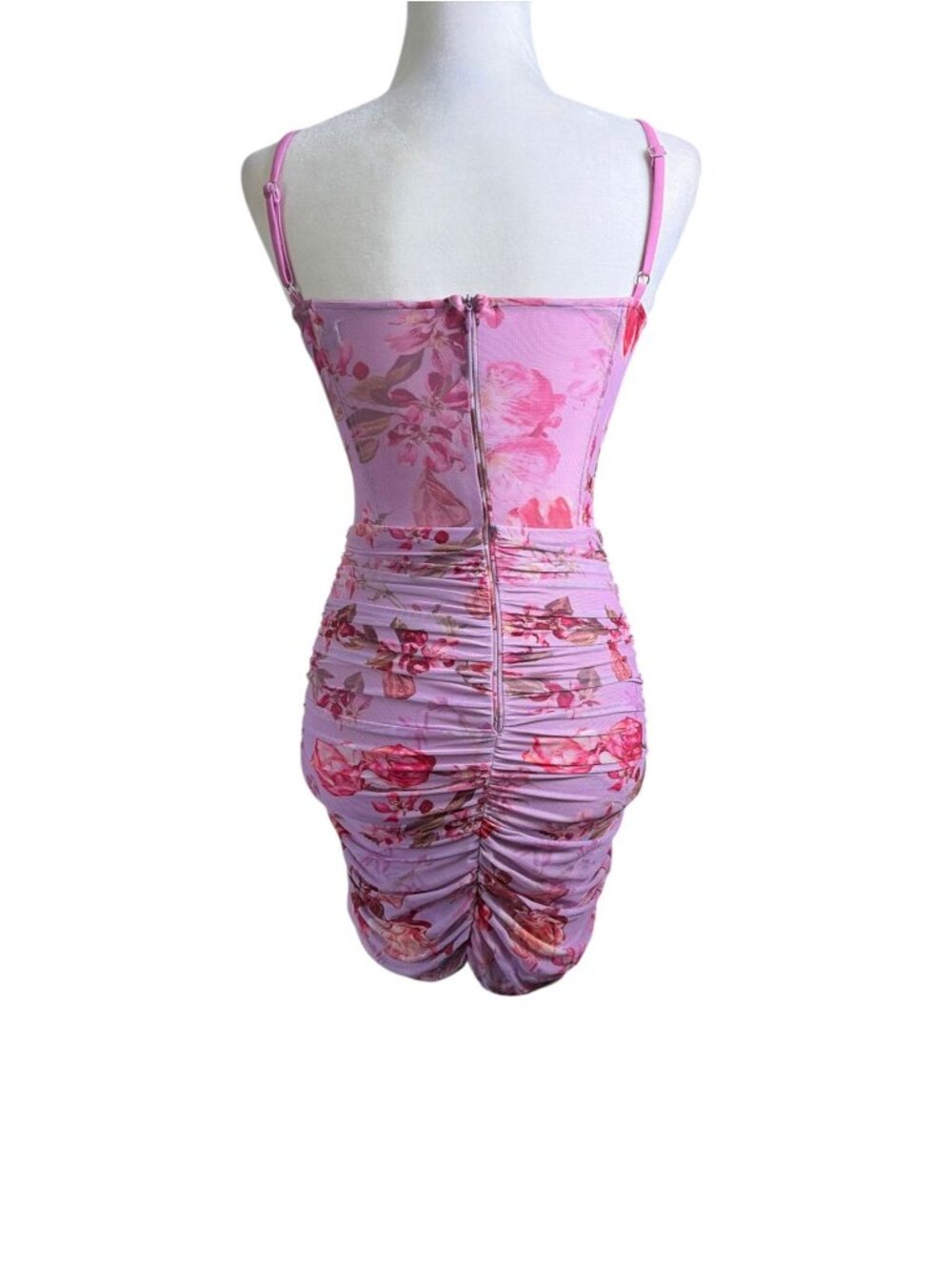 PatBo floral haze bustier mini dress SZ 2 Wedding Guest Look Cocktail Dress - Picture 8 of 15